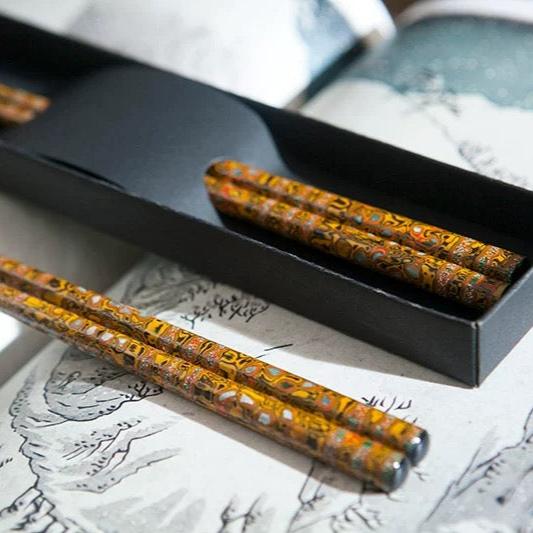 Good Fortune Lacquered Chopsticks